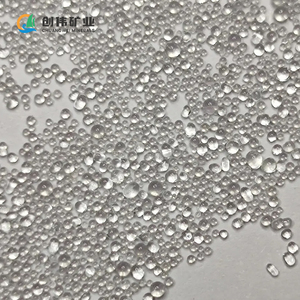 Perles de verre industrielles longue durée de haute qualité pour le dynamitage parfait pour le traitement de Surface métallique et l'élimination de la rouille prix compétitif - Product Image 2