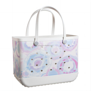 Bolsa de Hombro de Playa de EVA, Estilo <span class=keywords><strong>OBag</strong></span>, Resistente al Desgaste, Color Sólido, Personalizable con Correa de Mano, para Compras, Gimnasio y Deportes, Venta al Por Mayor - Product Image 3