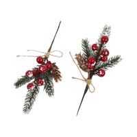 Wohndekor-Accessoires Weihnachtsbaum-Beeren-Deko und Kranz-Materialien für Feiertagsdekorationen