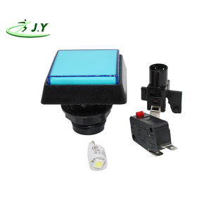 Bouton poussoir LED carré lumineux 51x51mm JY à prix de gros pour machine de jeu, distributeur automatique et jeu de combat - Product Image 3