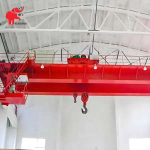 رافعة علوي للخدمة الشاقة Qd em 50 طن بالطن ، رافعة علوي للسفر للمصنع - Product Image 3