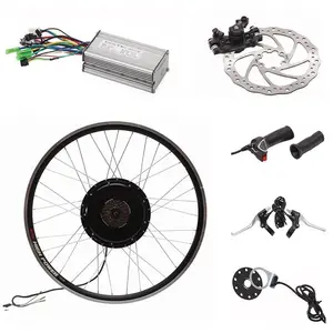 Kit de conversion pour vélo électrique, accessoires pour bicyclette, moteur sans balais, mac front hub 1000/1500, alibaba expression états-unis, 48V