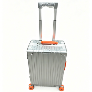 Factory Direct Premium Full Aluminum Luggage Set 100% Aluminum Alloy Travel <b>Suitcase</b> with TSA <b>Lock</b> - Product Image 1