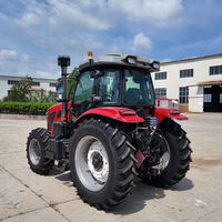Tracteur agricole 4x4 YTO 120-130 CV à moteur certifié CE, idéal pour les petites exploitations agricoles et tracteurs diesel à conducteur marchant – Vente directe usine