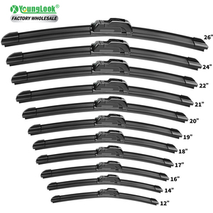 Escobilla Limpiaparabrisas Universal Plana para Auto, Fabricada con Caucho Natural para Accord, City, <span class=keywords><strong>Jazz</strong></span>, HR-V, Vezel, Sin Estructura - Product Image 1