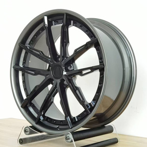 Rines <span class=keywords><strong>de</strong></span> Aleación Forjada Personalizados <span class=keywords><strong>de</strong></span> 21 Pulgadas, <span class=keywords><strong>de</strong></span> Dos Piezas, con ET <span class=keywords><strong>de</strong></span> 20 mm y Acabado Negro para el Nuevo MDX Tipo S - Product Image 2