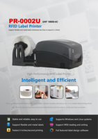 Imprimante d'étiquettes RFID UHF à fréquence globale, encodeur EPC, impression de texte QR, imprimante de bureau USB, ISO18000-6C, pilote gratuit, en stock