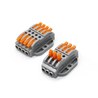 Connecteur de boîtier en matériau PC PCT-223-8P Applications d'alimentation à base fixe Connecteurs de panneau de fil de cuivre