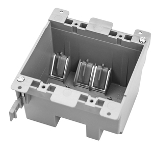 Caja de salida eléctrica de trabajo antiguo de 2 bandas, caja de conexiones de plástico <span class=keywords><strong>para</strong></span> interruptores, caja de salida de 25 pulgadas cúbicas - Product Image 3