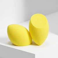 Éponges de maquillage hydrophiles en promotion, marque privée, sans latex, multicolores, pour fond de teint, usage quotidien pour femmes
