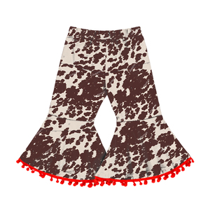 Pom Ropa Infantil de 4 de Julio con Temática Espeluznante, Pantalones Acampanados para Bebé, Pantalones Acampanados con Rayas y Estrellas, Pantalones de Chándal Oversize para Niña - Product Image 6