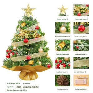 Wholesale Lighted <b>Christmas</b> <b>Tree</b> Desktop Ornament <b>Mini</b> Glowing Xmas <b>Tree</b> Decor for Home Party Table Decoration - Product Image 5