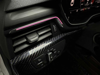 Kit de garniture de bande lumineuse d'ambiance SJC pour Audi A5 2019-2024, LED multicolore, amélioration décorative de l'atmosphère intérieure, produit phare