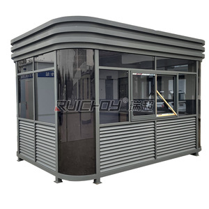 Kiosque de sécurité Ruichou en alliage d'aluminium, durable, design contemporain, pour l'extérieur - Product Image 4