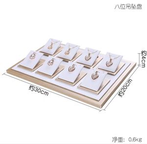 Vassoio <span class=keywords><strong>espositore</strong></span> per gioielli in oro DOC stock per espositori per <span class=keywords><strong>orecchini</strong></span> con collana ad anello in pelle - Product Image 6