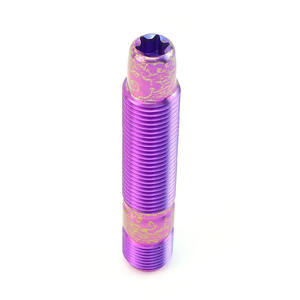 Perno de doble extremo DIN938 Perno roscado de rueda <span class=keywords><strong>Lucky</strong></span> Cloud Colores personalizados Aleación de titanio - Product Image 5