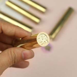 Латунный Мини-штамп для конверта, 1,5 см - Product Image 1