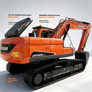รถขุดมือสอง Doosan DX225LCA ขนาด 22 ตัน นำเข้าจากเกาหลี รถขุดตีนตะขาบขนาดใหญ่ สภาพดี เหมาะสำหรับงานเหมือง  ลดราคาพิเศษ - Product Image 2