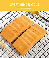 Emballage de snack solide Gâteau cuit à sec Boîte entière Oeufs frits Biscuits pour petit-déjeuner décontracté et observation excessive de collations satisfaisantes