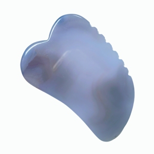 Plaque de Gua Sha en Agate Dentée pour Soins du Visage et du Corps à Domicile – Outil en Pierre Naturelle pour Massage Relaxant des Points d'Acupression - Product Image 6