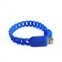 Bracelet en silicone de bonne qualité USB 3.0 Flash Drive Cadeaux de Noël bon marché
