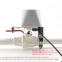 Tuya zigbee 3.0 vanne de gaz d'eau intelligente télécommande sans fil vanne d'arrêt d'eau automatique pour le contrôle d'irrigation de jardin de ferme