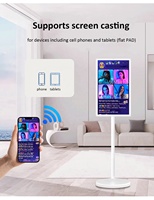 Venta directa de fábrica, TV móvil de 21,5 pulgadas, 64GB, pantalla táctil, televisores inteligentes portátiles, TV Inteligente de 32 ", televisores inteligentes para exteriores