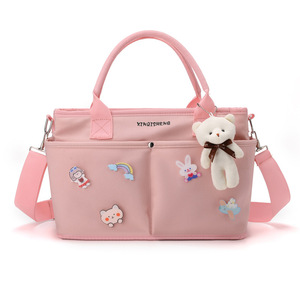 Tas Selempang Ibu & Bayi Kapasitas Besar Ringan & Kokoh, Desain Poliester Tahan Air, Multifungsi & Portabel - Product Image 1