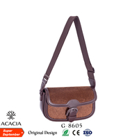 Sac bandoulière portable tendance en cuir PU pour femme, petit format carré, avec couleurs contrastées et design multi-poches, idéal pour l'été