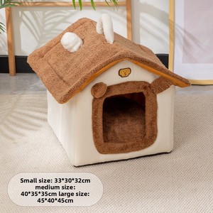 Casa para Perros y Gatos para Todas las Estaciones, Cálida para Invierno, Tipo de Tela Cerrada, Cama para Mascotas, Extraíble y Lavable - Product Image 4