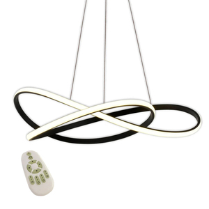 Chất lượng tuyệt vời dễ dàng cài đặt phòng ngủ dẫn đèn trần 60W 4000K cường độ điều chỉnh màu đen olimpo - Product Image 1