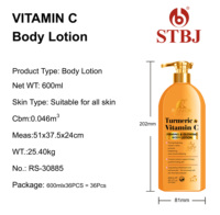 Lotion Corporelle ROUSHUN au Gluta-C, Curcuma et Vitamine C Arbutine pour le Blanchiment de la Peau