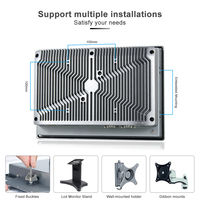 Pantalla táctil Usb frontal de montaje en pared integrada 2025, PC de Panel Industrial todo en uno para automatización CNC