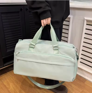 Borse da Viaggio <span class=keywords><strong>Oxford</strong></span> Impermeabili per Donne con Scomparto per Scarpe, Separazione Asciutto/Bagnato, Borse a Tracolla per Yoga, Sport e Fitness - Product Image 6