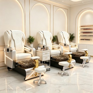 Sillón de Pedicura Eléctrico de Lujo de Nuevo Diseño, Sillón de Spa para Pedicura con Drenaje y Nebulización, Sillón de Pedicura para Salón de Belleza - Product Image 1