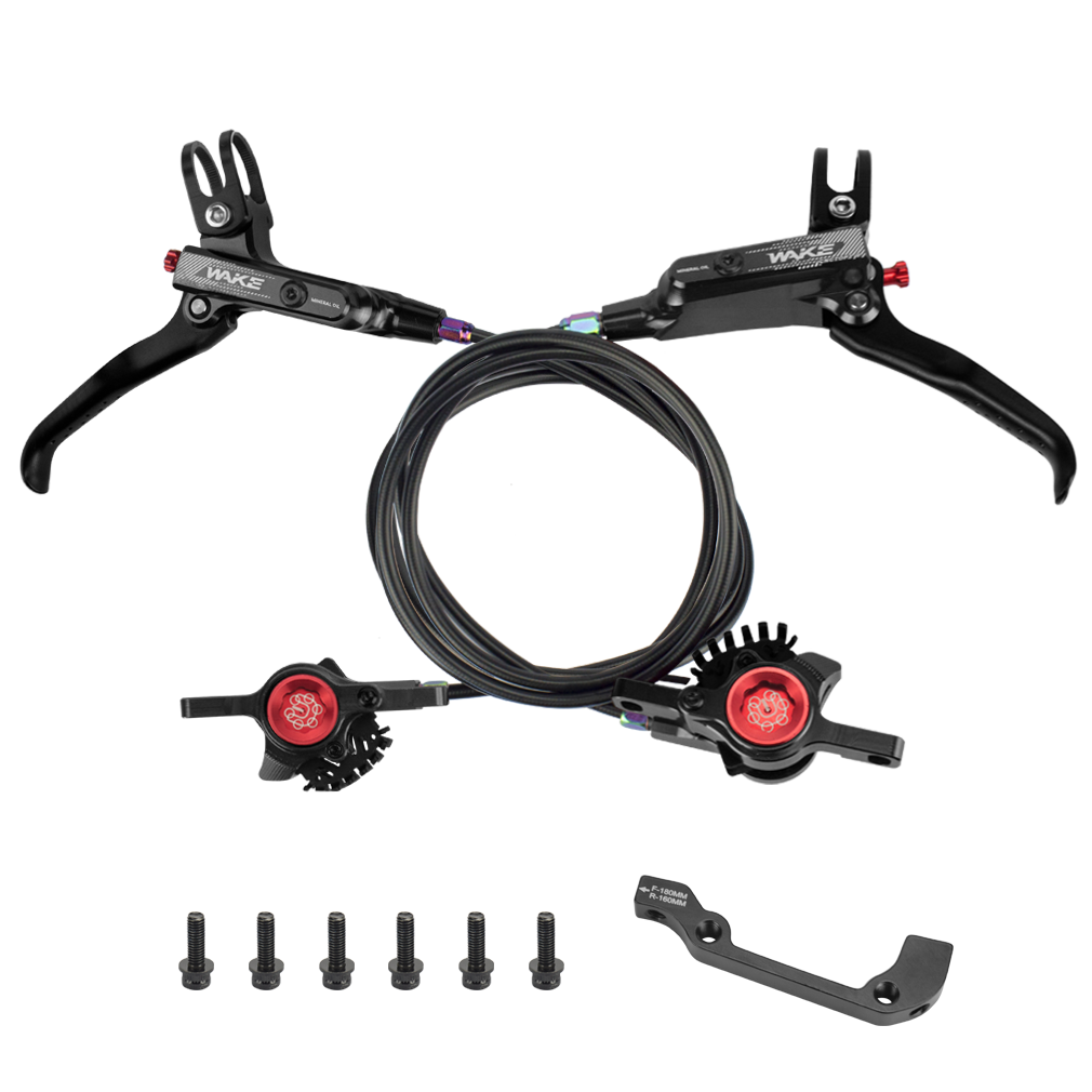 WAKE MTB Hydraulic Disc Brakes - Aluminum Alloy Brake System