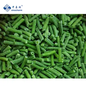 Sinocharm BRC Crop baru yang disetujui 4-6cm biji beku biji panjang IQF biji Asparagus hijau IQF Cowpea