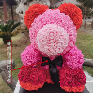 MG006 ours en peluche fleur Rose romantique <span class=keywords><strong>40</strong></span> Cm cadeau d'anniversaire saint-valentin Rose conservée ours en peluche avec <span class=keywords><strong>couronne</strong></span> - Product Image 4