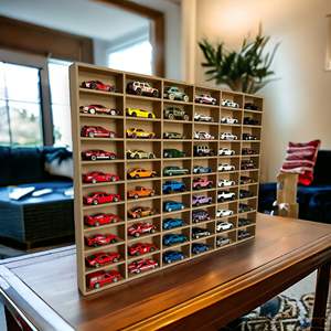 Kits de <span class=keywords><strong>garage</strong></span> muraux présentoir présentoir en bois pour voiture <span class=keywords><strong>jouet</strong></span> présentoir en bois pour roues chaudes - Product Image 5