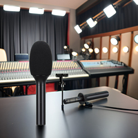 Bâton à main M-6105Wireless support de microphone support de selfie bâton avec clip pour une utilisation pratique
