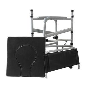 Foldable <b>Commode</b> Chair for Elderly & Pregnant Women <b>Portable</b> Toilet/Squat <b>Commode</b> Seat Conversions - Product Image 3