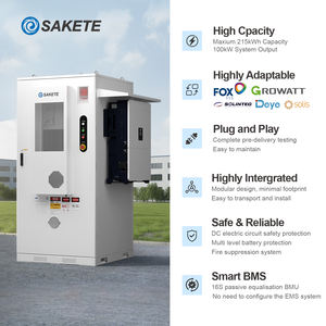 Batería de Litio Industrial <span class=keywords><strong>ESS</strong></span> de 100 kWh, 200 kWh, 215 kWh con Inversor Híbrido <span class=keywords><strong>Fox</strong></span> para Respaldo de Energía - Product Image 2