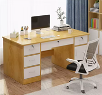 Verrouillable bureau maison ordinateur bureau Simple établi avec tiroir bureau personnel bureau bureau et chaise combinaison en gros