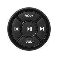 Télécommande multimédia sans fil à bouton Bluetooth pour voiture, moto, volant de vélo MP3, lecture de musique pour IOS, téléphone et tablette Android
