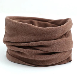 Cache-cou en polaire uni, épais, chaud, coupe-vent, pour l'hiver, l'automne et le printemps, unisexe, couleur café, abricot, gris foncé, noir - Product Image 4