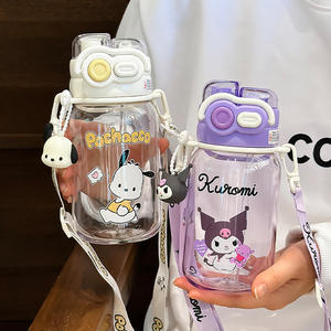Zuo Mu My Melody Kids Water Bottle 500Ml Bpa Free Portable Straw <b>Cup</b> For School Girls With Strap - Product Image 4