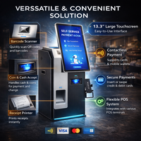 Máquina de Autopago para Supermercados, Kiosco con Pantalla Táctil, Cajero Automático con Pantalla Táctil para Centros Comerciales y Servicios Financieros