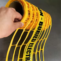 Máquina para Fabricar Malla de Advertencia Subterránea Detectable de HDPE, Grillage Avertisseur Rojo Verde Azul Amarillo