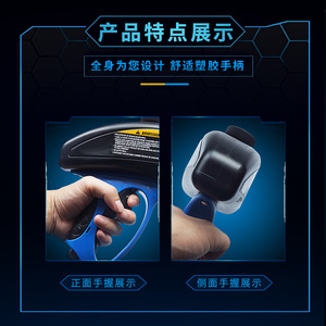 Pistolet de sablage pneumatique populaire transfrontalier, antirouille, à petite buse, pour lettrage sur pierre tombale et sablage de verre sans rouille - Product Image 4