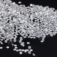 Bijoux Baifu DEF Blanc Clair Rond 0,7-2,9 mm Coupe Brillante VVS Mini Moissanite